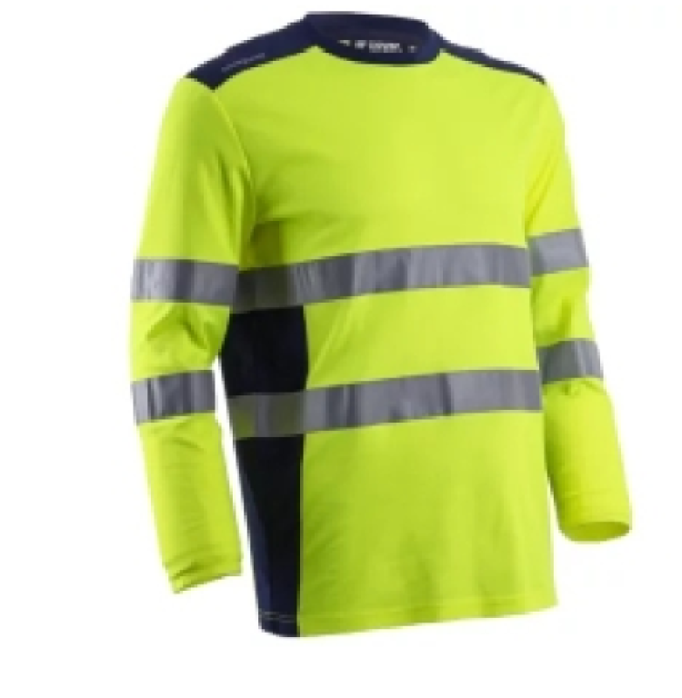 HOSSZÚ UJJÚ PÓLÓ HI-VIZ SÁRGA ÉS KÉK SZÍNBEN