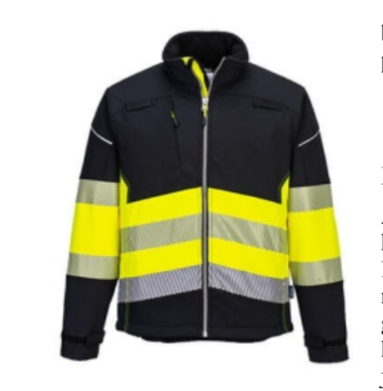 PW375 Portwest PW3 Hi-Vis Class 1 Softshell kabát